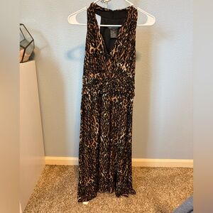 Jones Wear Animal Print Maxi Dress